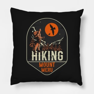 Hiking Mount Meru Pillow