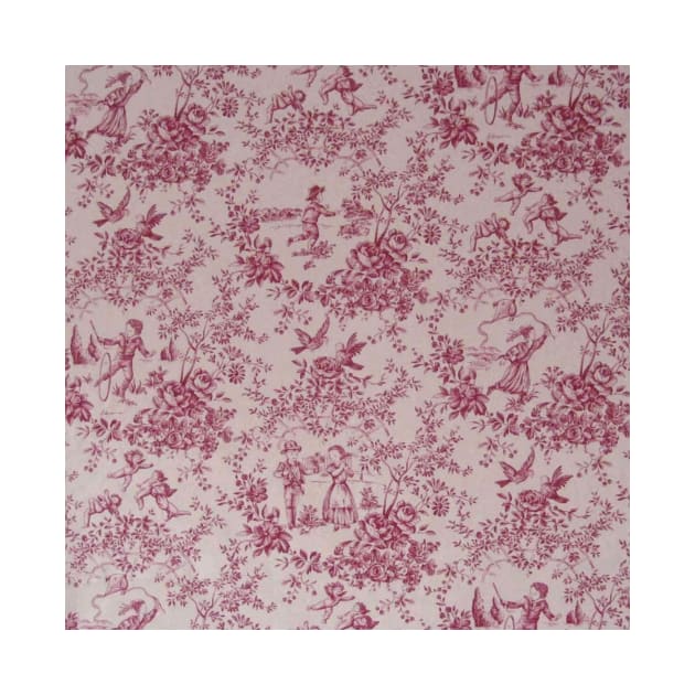 Toile de Jouy - red by ghjura