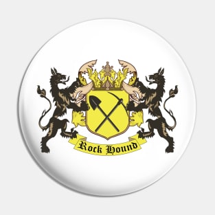 Rockhound Coat of Arms Pin