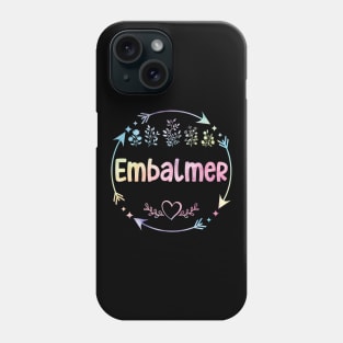 Embalmer cute floral watercolor Phone Case