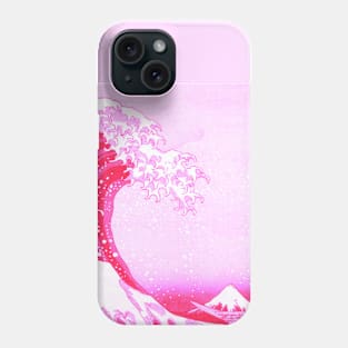 Kanagawa Japanese Art The Great Wave Pastel Pink Purple Phone Case