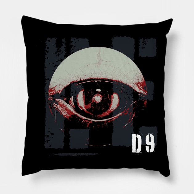 Abstract Alien Eye Pillow by VoluteVisuals