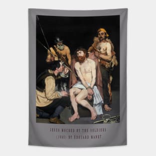 Edouard Manet Painting - Jesus Mocked by the Soldiers Tapestry