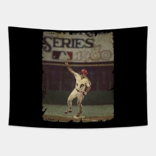 Pete Rose Playing in The, 1980 Tapestry