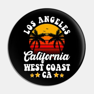 Los Angeles California West Coast T Shirt For Women Men Pin