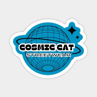 cosmic cat streetwear Magnet