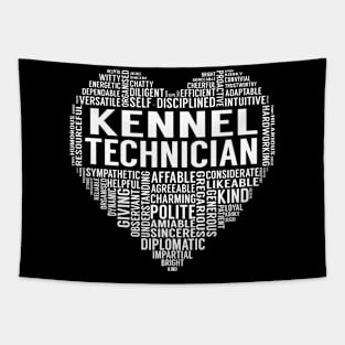 Kennel Technician Heart Tapestry