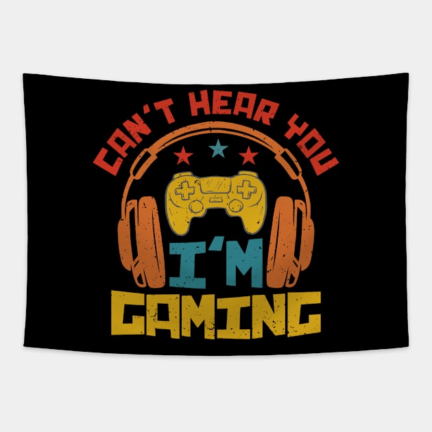 Can't Hear You I'm Gaming - Gamer Tapestry by busines_night