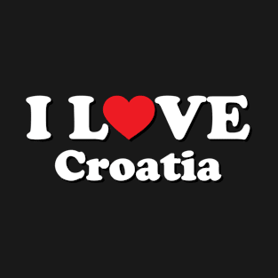 I Love Croatia T-Shirt