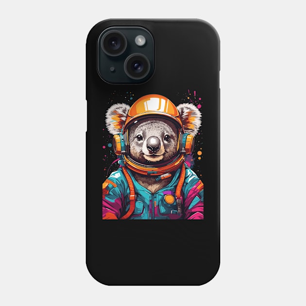 Space Koala Astronaut Phone Case by Qibar Design
