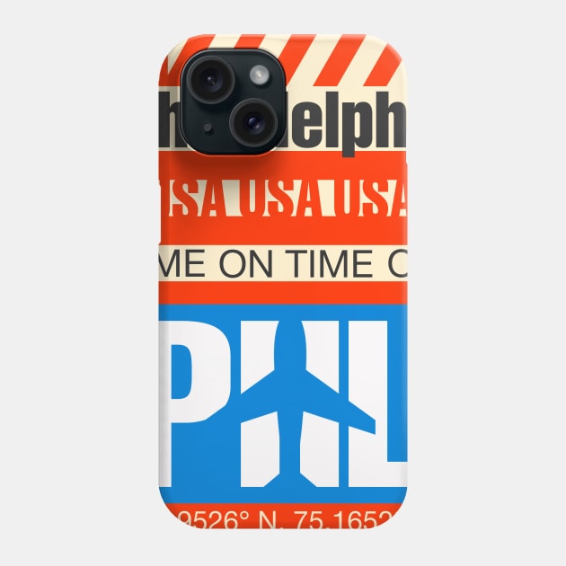 Airport Philadelphia American Phone Case by Woohoo