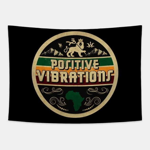 Positive Vibrations Tapestry by CTShirts