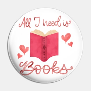 All I need is books Pin