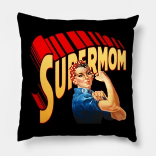 Supermom mom life mommy you are the best Pillow