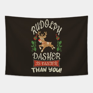 Santa Team Orders Tapestry