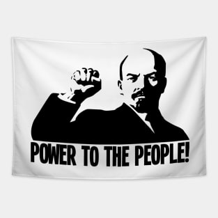 "POWER TO THE PEOPLE"-LENIN Tapestry