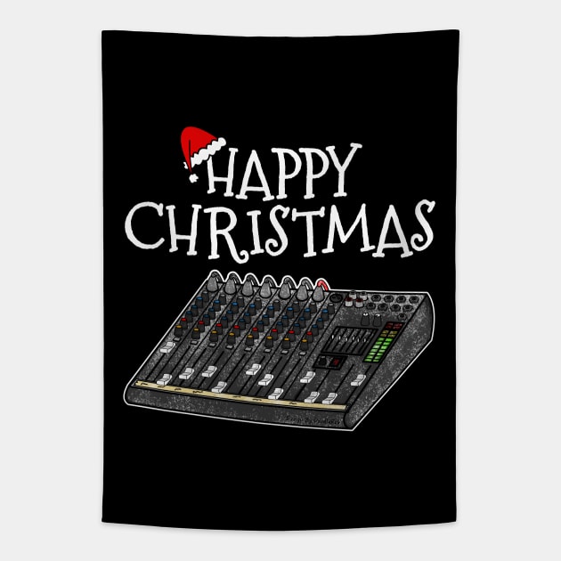 Christmas Sound Engineer Musician Xmas 2022 Tapestry by doodlerob