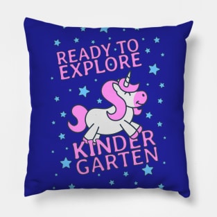Ready To Explore Kindergarten Pillow