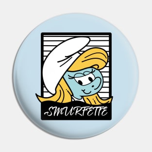 Blue Smurfette inspired picture Pin