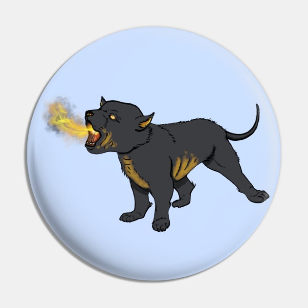 Monsterlings - Hell Pup Pin by midlifedices