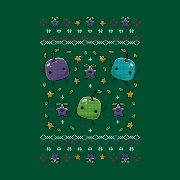 Junimo Forest Spirit Christmas by Alundrart