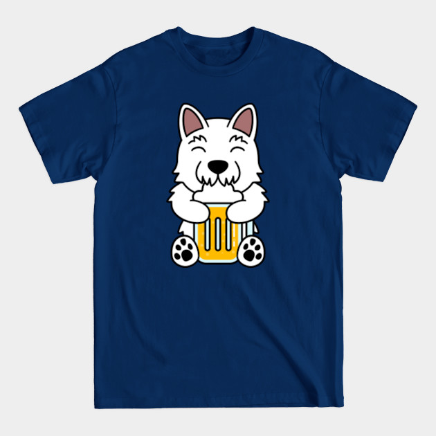 Westie Beer Lover - Westie - T-Shirt