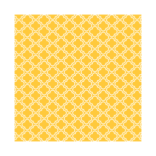 Yellow Circle Pattern T-Shirt