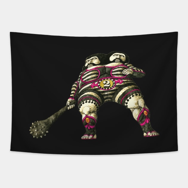 Two headed giant Tapestry by FrisoHenstra