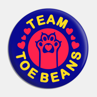 Team Toe Beans Pin