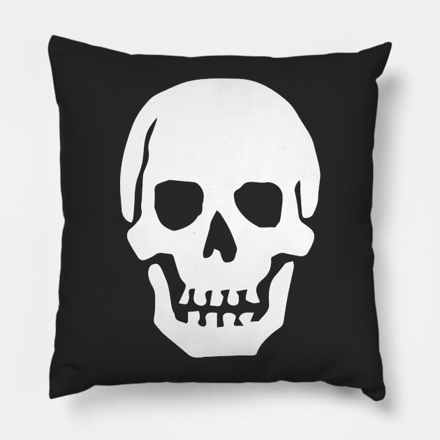 Skull Pillow by burropatterns