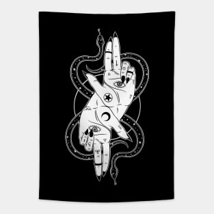 As Above So Below. Devil's hands Tapestry