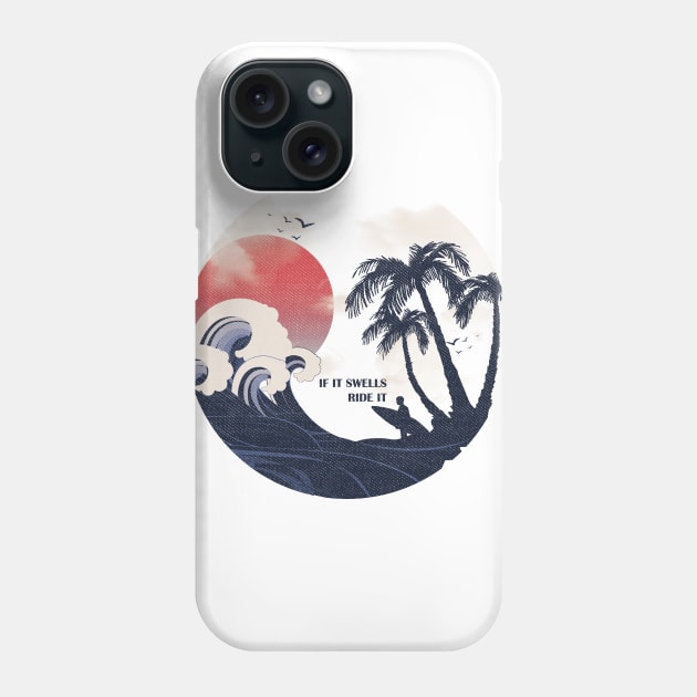 Surfing & Beach Clothing | Tough Day Surfing Phone Case by POD Anytime