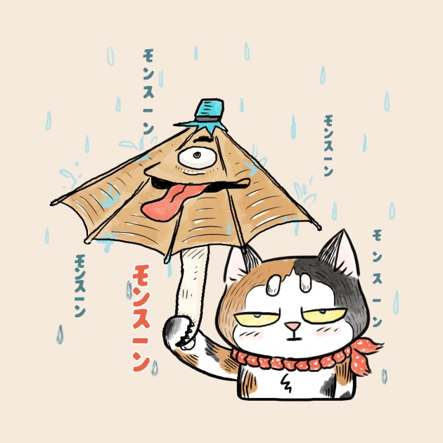 Monsoon in Yokai Villa Japan by OzzyMac