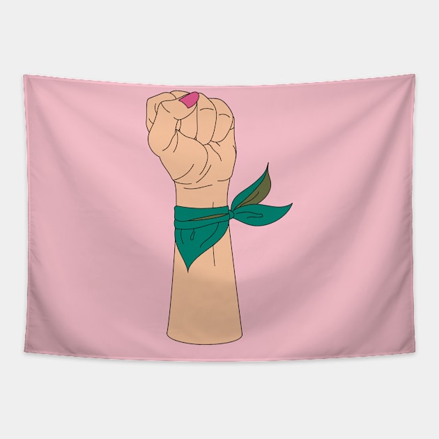 Feminist Girls Power Tapestry by Utopia Shop