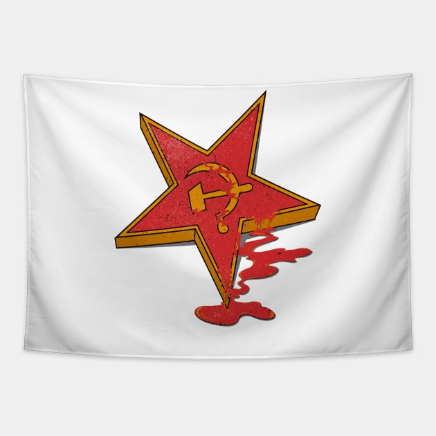 Hammer & Sickle 01 Tapestry by Tee Architect