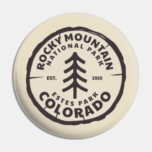 Rocky Mountain National Park Estes Park, Colorado Apparel Pin