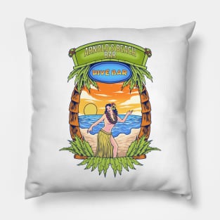 Arnold's Beach Bar Pillow