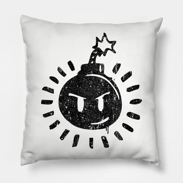 Sex Bob-Omb Bomb Logo Pillow by huckblade