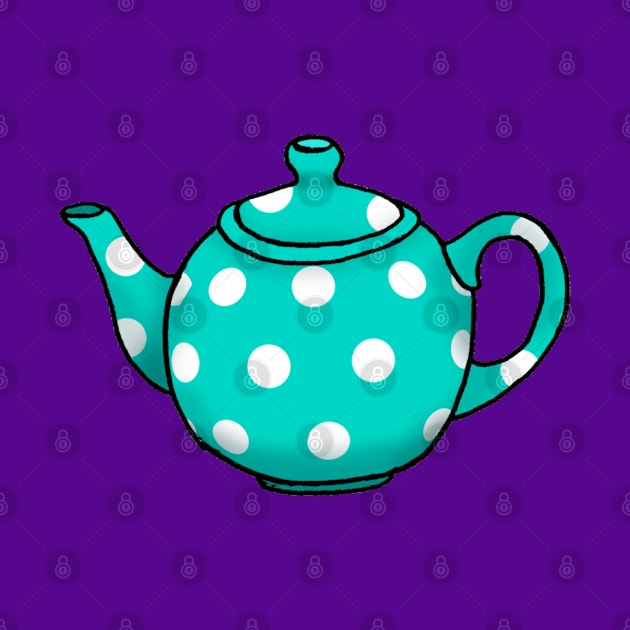 Turquoise Betty Teapot by sara99