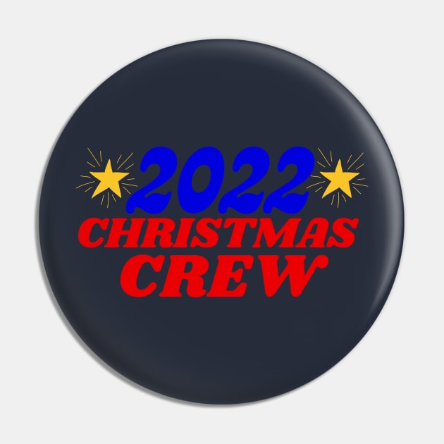 2022 Christmas Crew Retro Pin by LadyAga