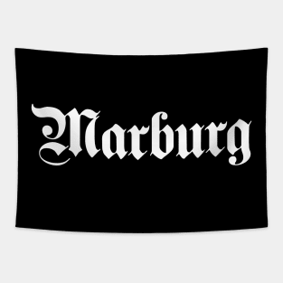 Marburg written with gothic font Tapestry