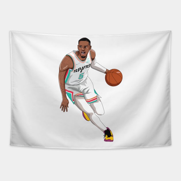 Dejounte Murray Tapestry by xavierjfong