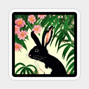 Tropical Wonderful Mini Rex Bunny Rabbit Loves Vintage Nature Chinese New Year Animal Magnet