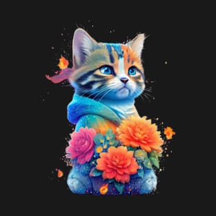 Colorful Cat T-Shirt