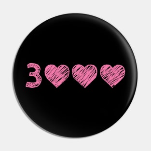 Love You 3000 - Pink Pin