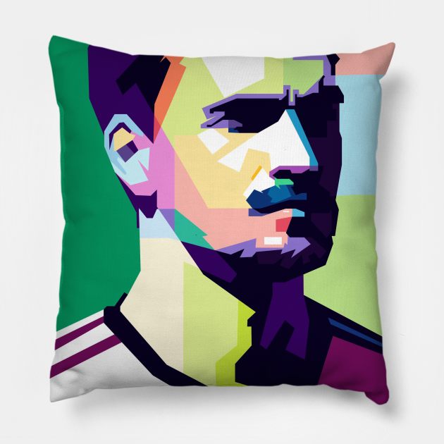 Matt Hummels Pillow by erikhermawann22