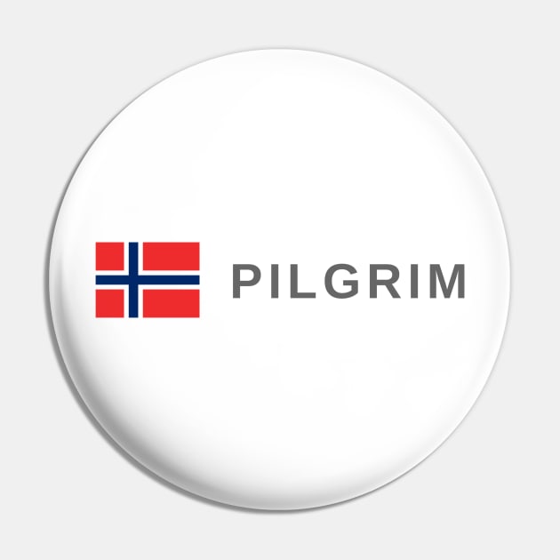 Pilgrim Norway Pin by tshirtsnorway