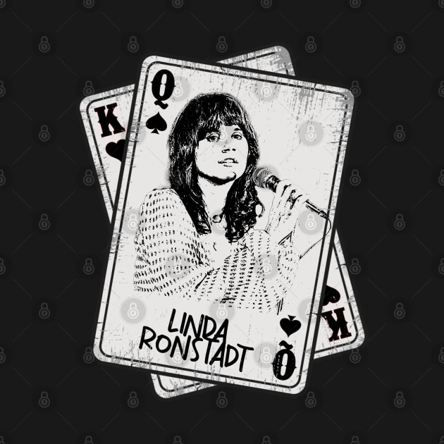 Retro Linda Ronstadt Card Style by Slepet Anis