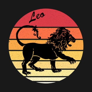 Leo Vintage Zodiac Sign T-Shirt