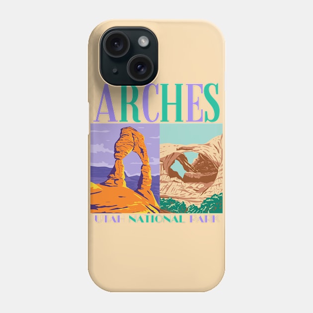 Arches - Utah National Park Phone Case by Souls.Print